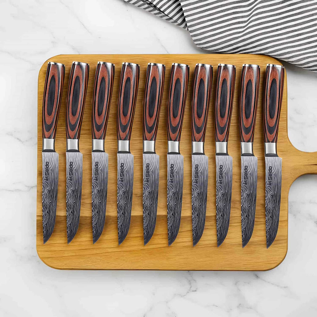 Straight-Edge Steak Knife Set