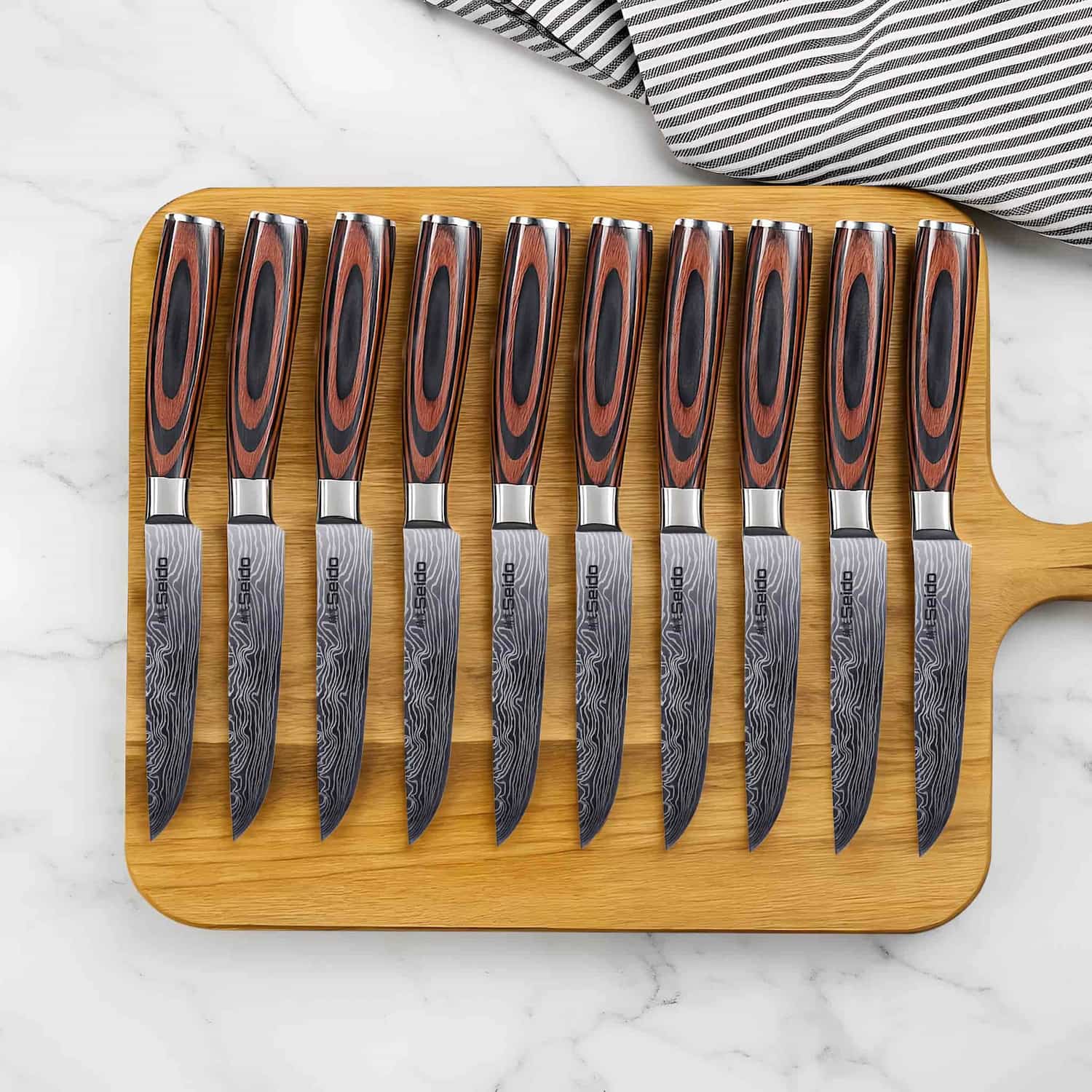 Straight-Edge Steak Knife Set