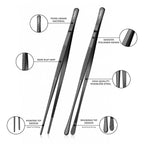 2-Piece Serving Tweezer Set