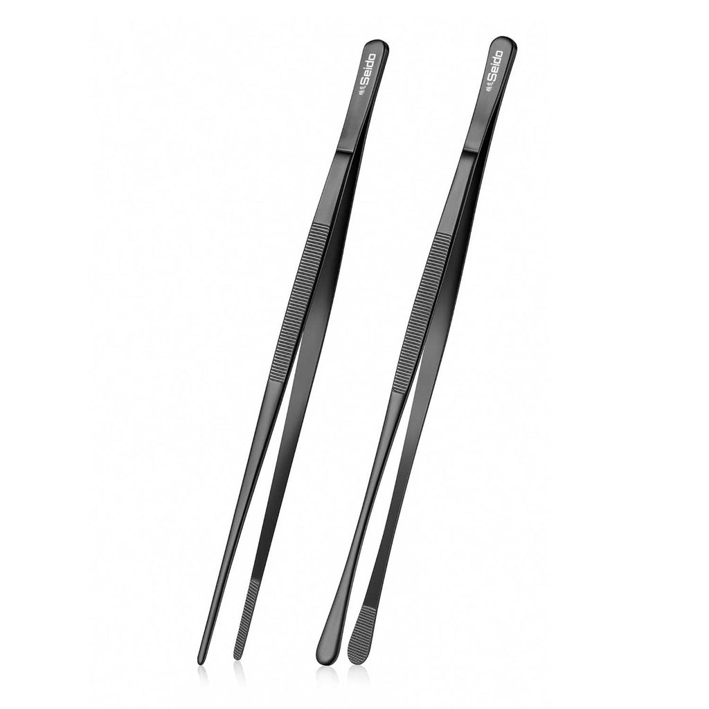 2-Piece Serving Tweezer Set
