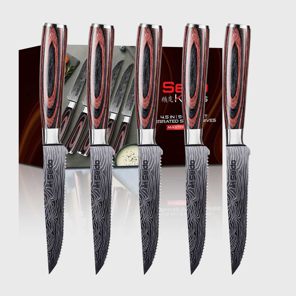Serrated Steak Knife Set
