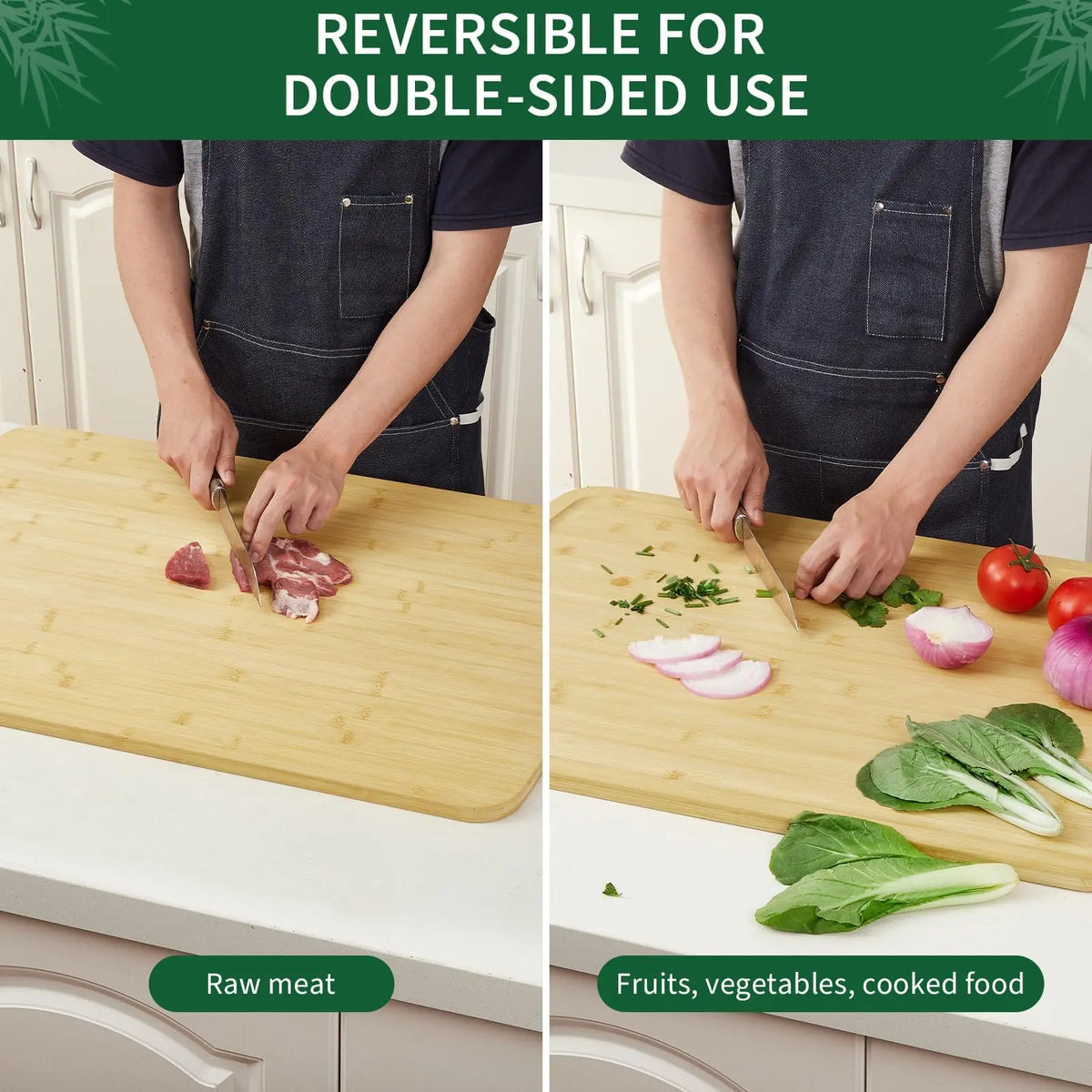 30x20" Large Bamboo Cutting Board