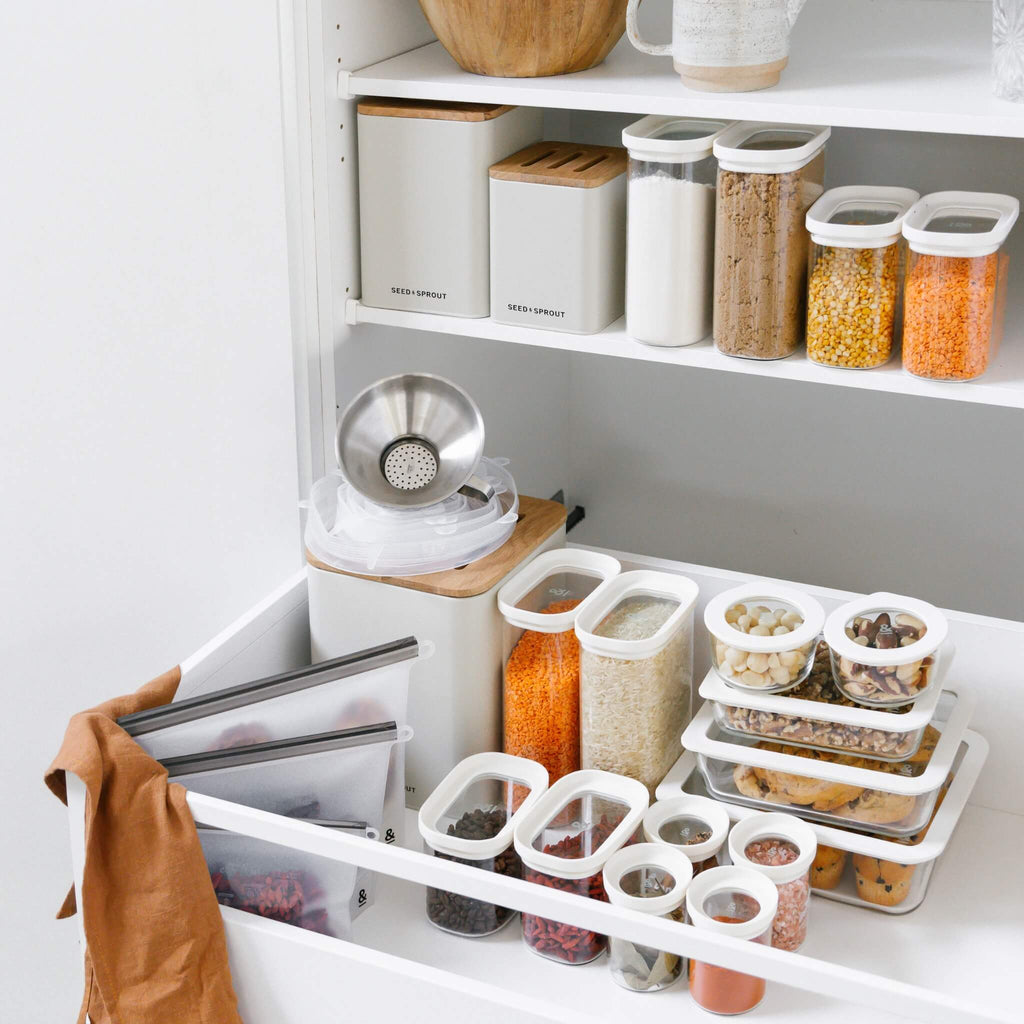 Belongil Glass Spice Jars Multibuy