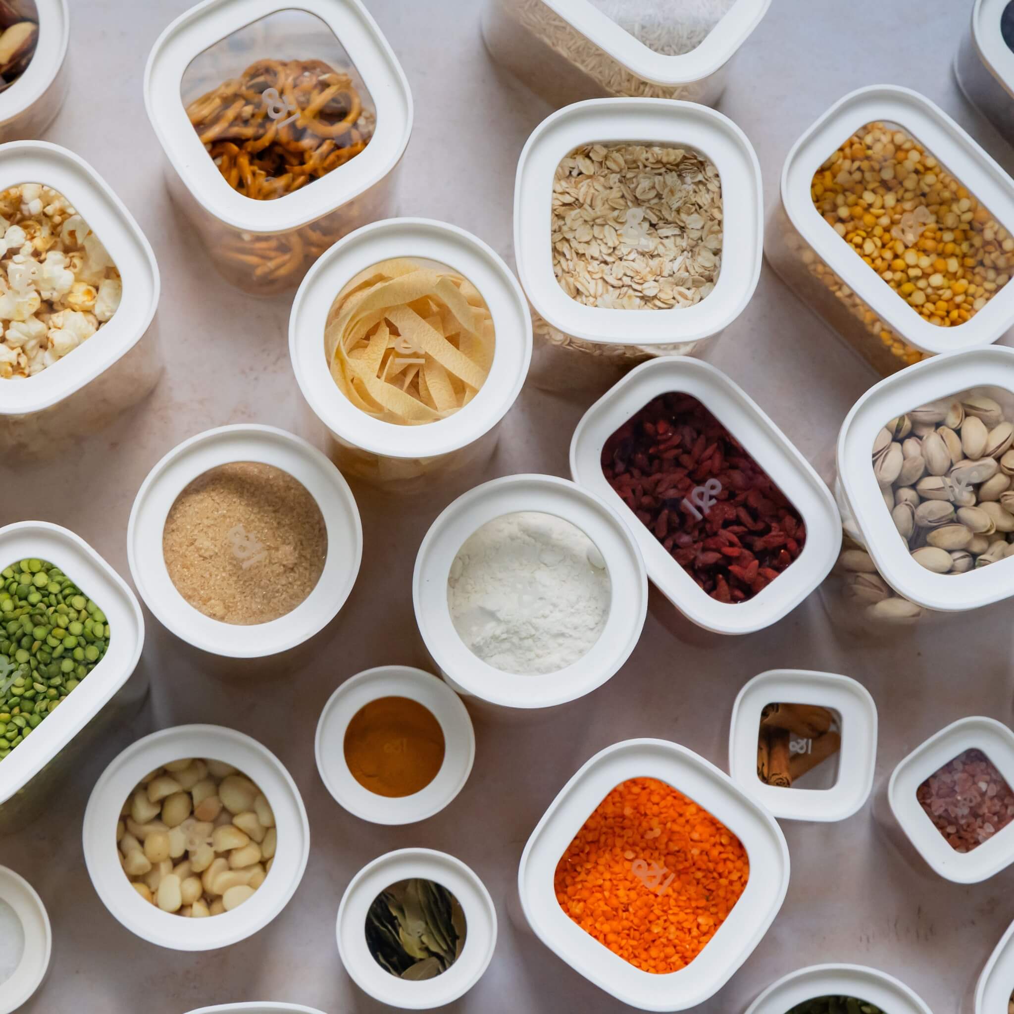 Belongil Glass Spice Jars Multibuy