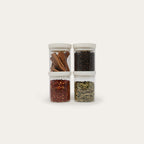 Belongil Glass Spice Jars Multibuy