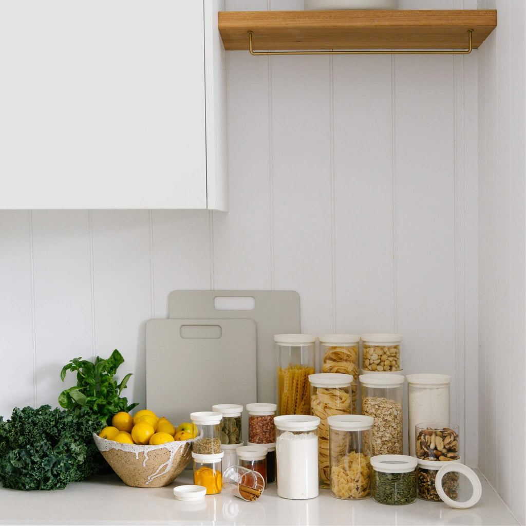 Belongil Glass Spice Jars Multibuy