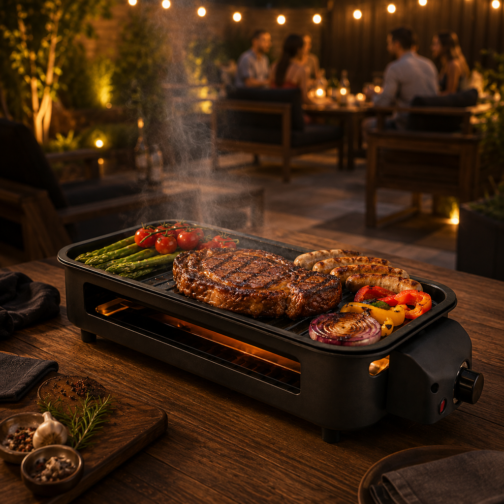 DonBBQ Electric Smokeless Indoor Grill