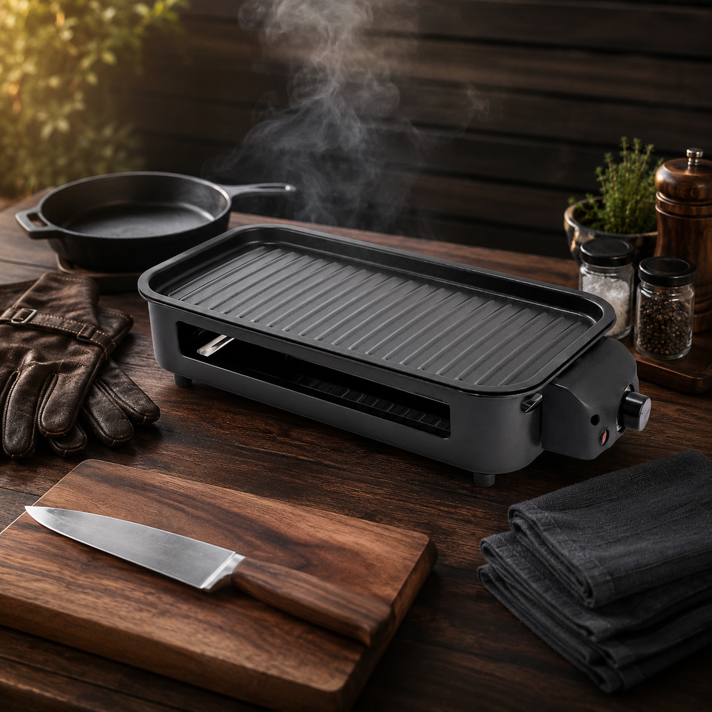 DonBBQ Electric Smokeless Indoor Grill