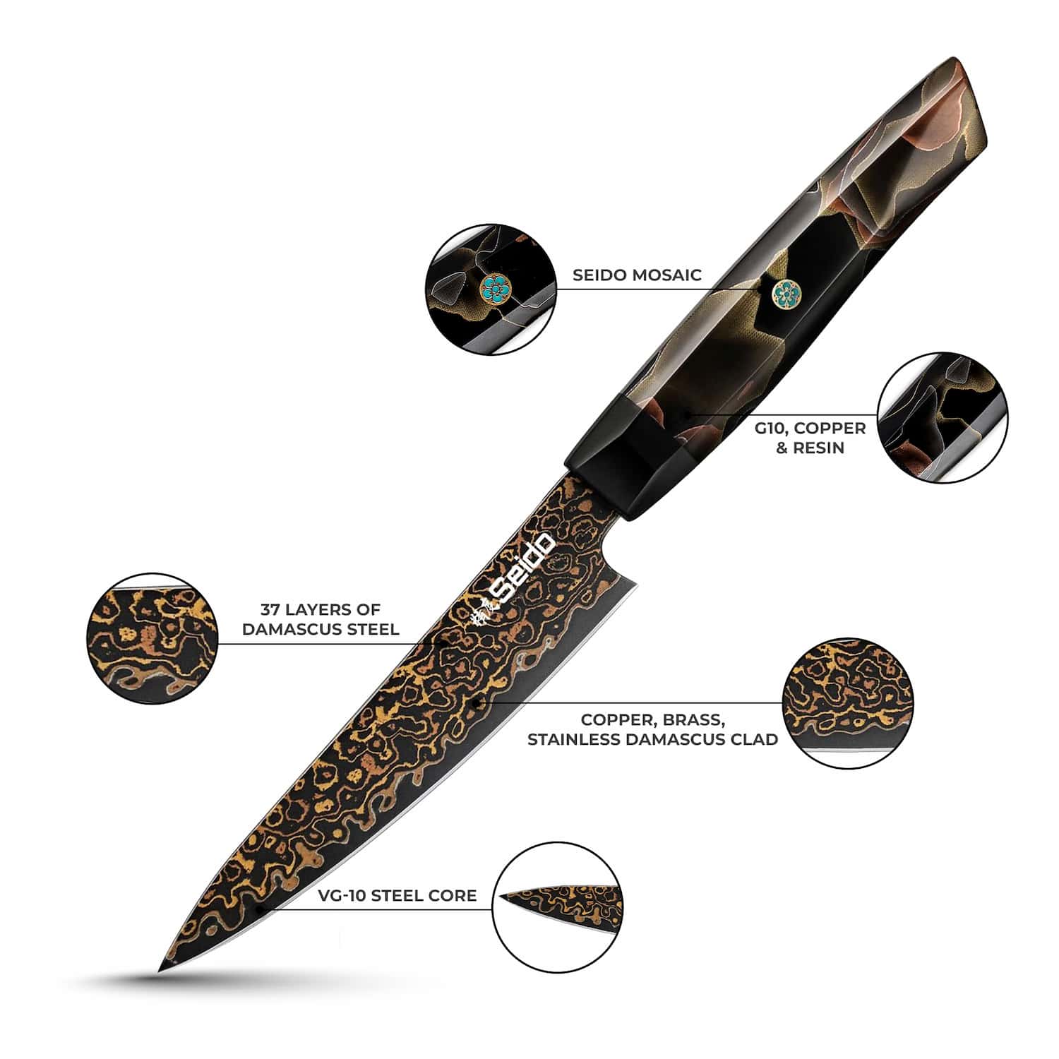 Kurogane 5" Petty Knife
