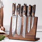 Magnetic Acacia Multi-Function Knife Holder
