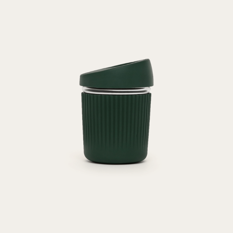 Reusable Glass Coffee Cup | 8oz