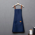 Kitchen Apron Waterproof Cross Adjustable Webbing Restaurant Bar Barbershop Work Apron