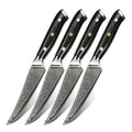 AMBER Japanese Kitchen Knife 67 Layer VG10 Damascus Steel Chef Knife Black G10 Handle Cleaver Steak Sushi Santoku Knives Cooking