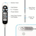 TP300 Probe Thermometer 1-Pack, Fast & Accurate 0.1°C Resolution, 9.65in Long, HOLD Function, for Kitchen & BBQ