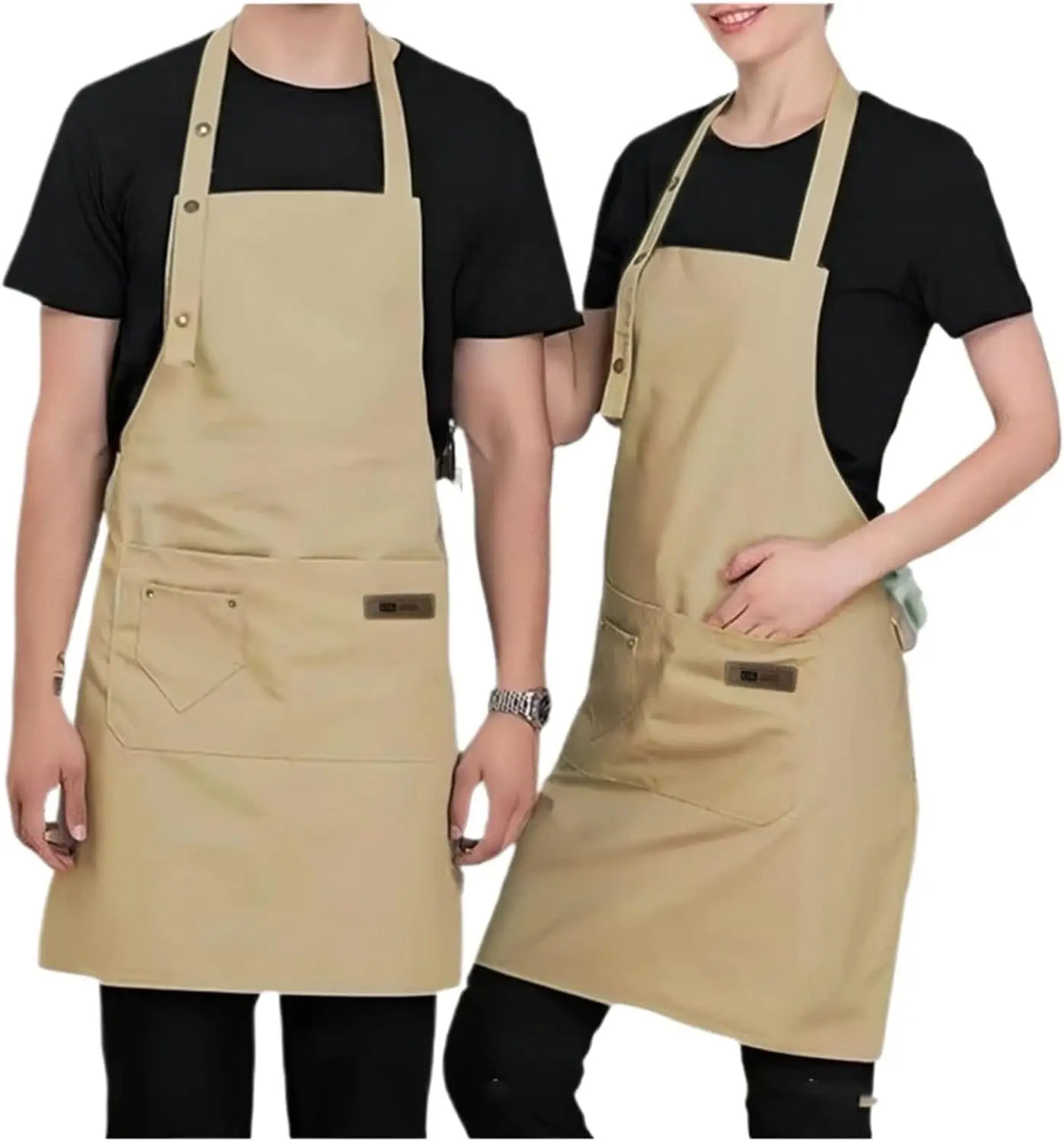 Universal Chef Apron for Men & Women – Heavy Duty Work Apron for Kitchen, Grilling, Restaurant, Cafe, Bar & Salon