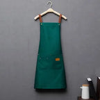 Kitchen Apron Waterproof Cross Adjustable Webbing Restaurant Bar Barbershop Work Apron