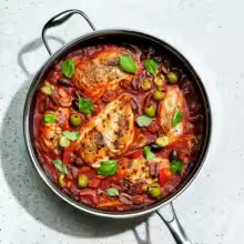 5.5 Quart Hybrid Nonstick Deep Sauté Frying Pan with Lid, Dishwasher and Oven-Safe, Induction Ready Compatible with All Cooktops