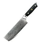 AMBER Japanese Kitchen Knife 67 Layer VG10 Damascus Steel Chef Knife Black G10 Handle Cleaver Steak Sushi Santoku Knives Cooking