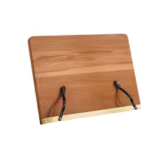Bamboo Recipe Book Stand, Adjustable Book Holder, Cookbook Stand, Reading Desk Portable Stable, Lightweight Bookstand