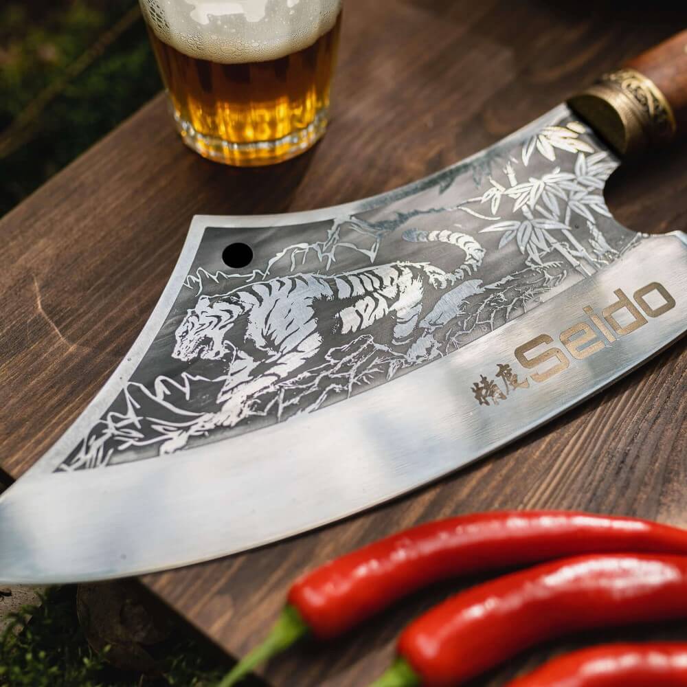 Tora Tsuki Cleaver Knife