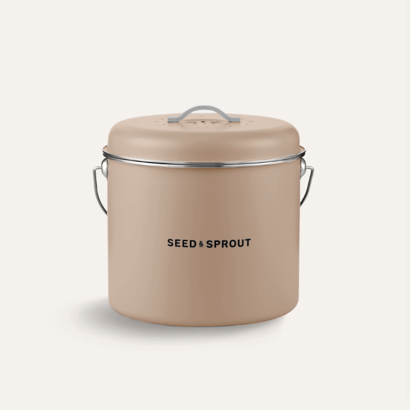 Kitchen Compost Bin | Almond