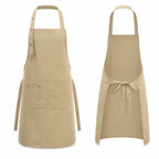 Durable Canvas Chef Apron with 2 Pockets Waterproof Work Apron for Cooking Grilling Painting Tasks Top Rated 2026