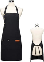 Universal Chef Apron for Men & Women – Heavy Duty Work Apron for Kitchen, Grilling, Restaurant, Cafe, Bar & Salon