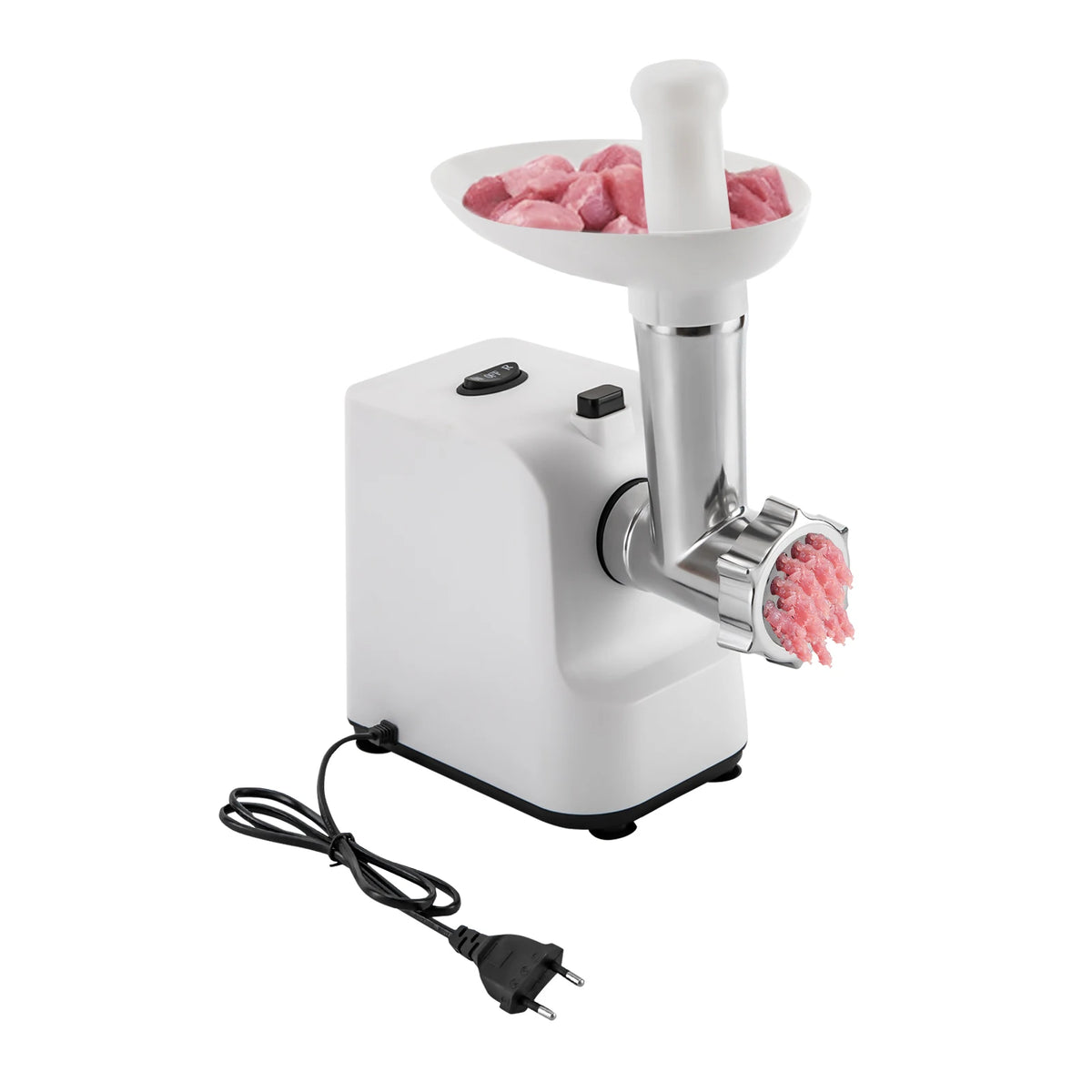 1000W Electric Sausage Stuffer Sausage Maker Meat Grinder Meat Filling Tools 3 Grinding Plates for Kitchen
