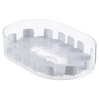 360 Rotating Refrigerator Storage Box Multifunctional Spice Organizer Simple Drink Tray for Kitchen Countertop