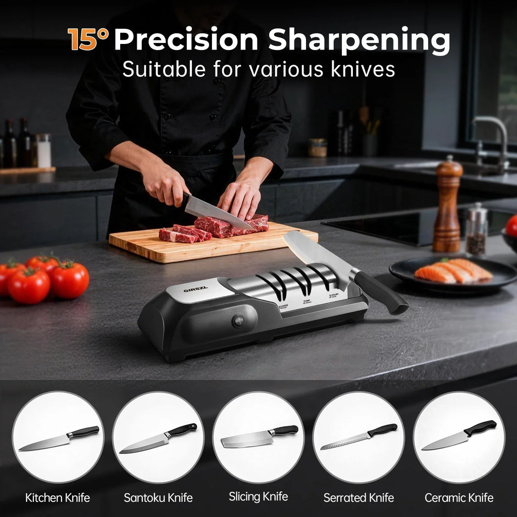 DonBBQ Electric Knife Sharpener