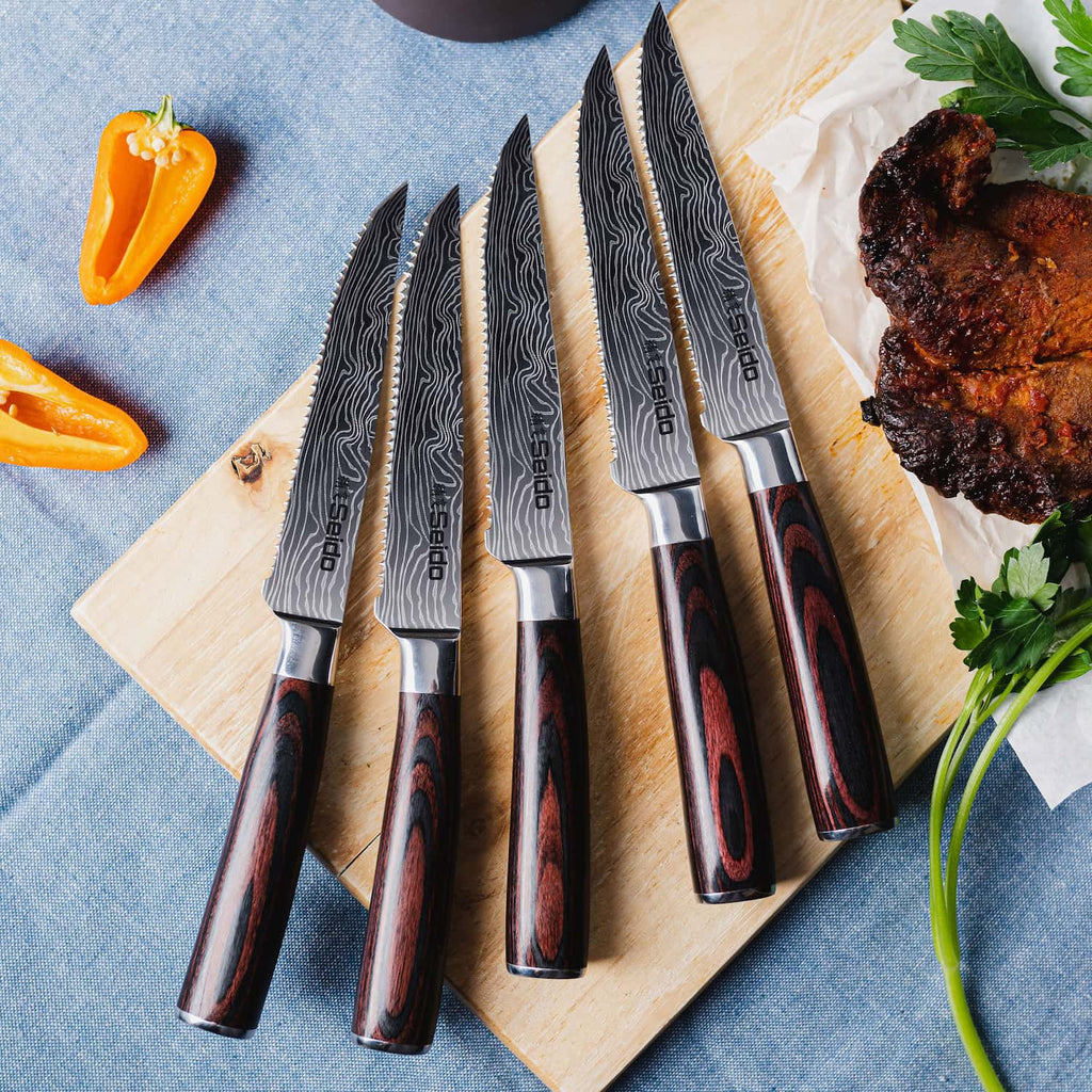 Serrated Steak Knife Set