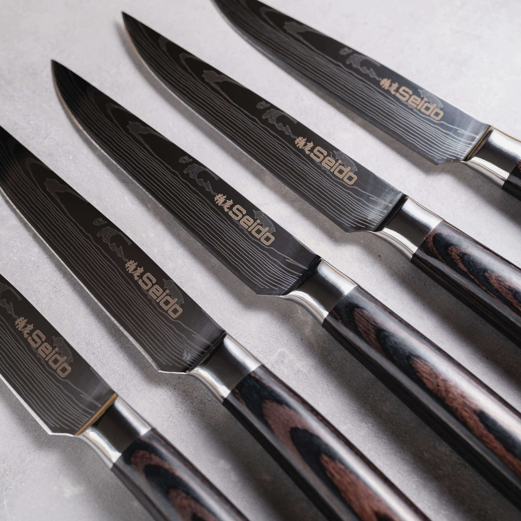 Straight-Edge Steak Knife Set