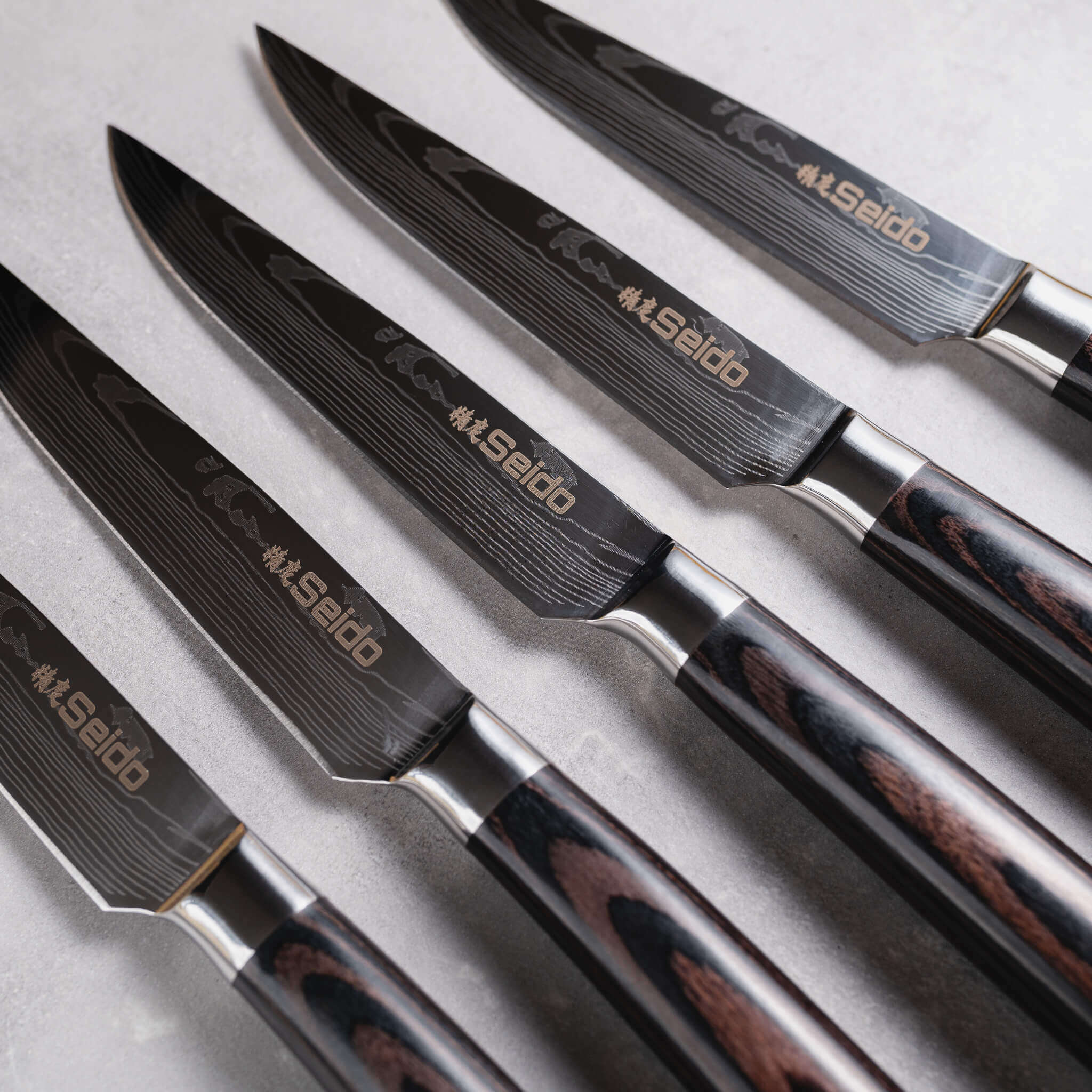 Straight-Edge Steak Knife Set