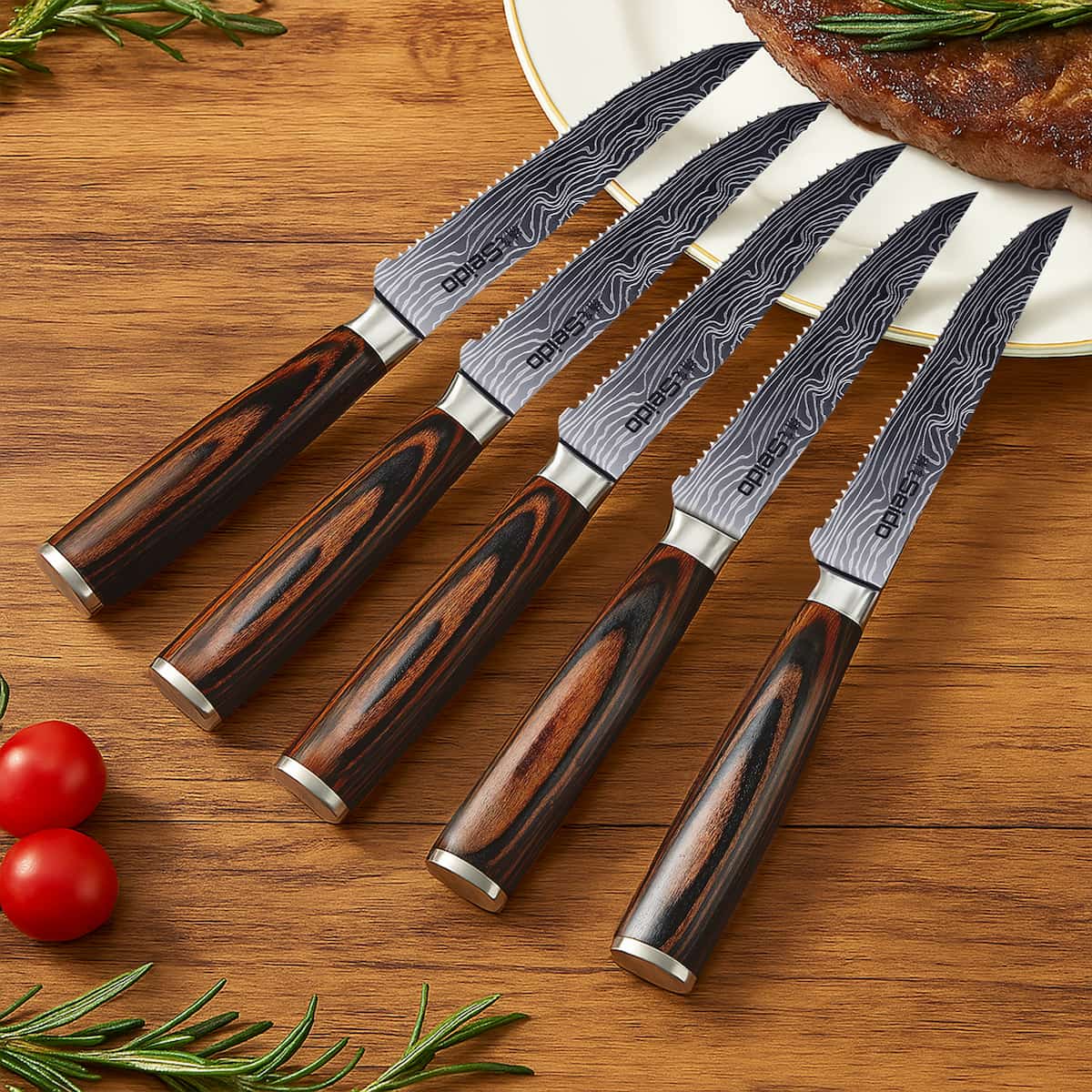 Serrated Steak Knife Set