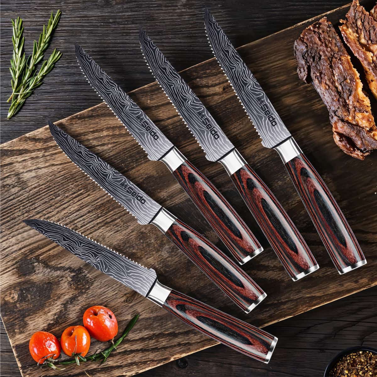 Serrated Steak Knife Set