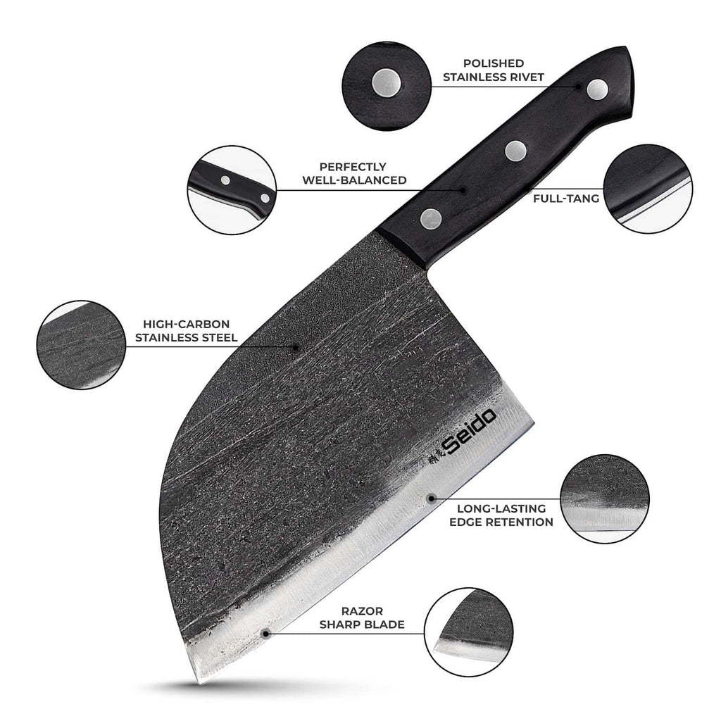 Serbian Cleaver Knife