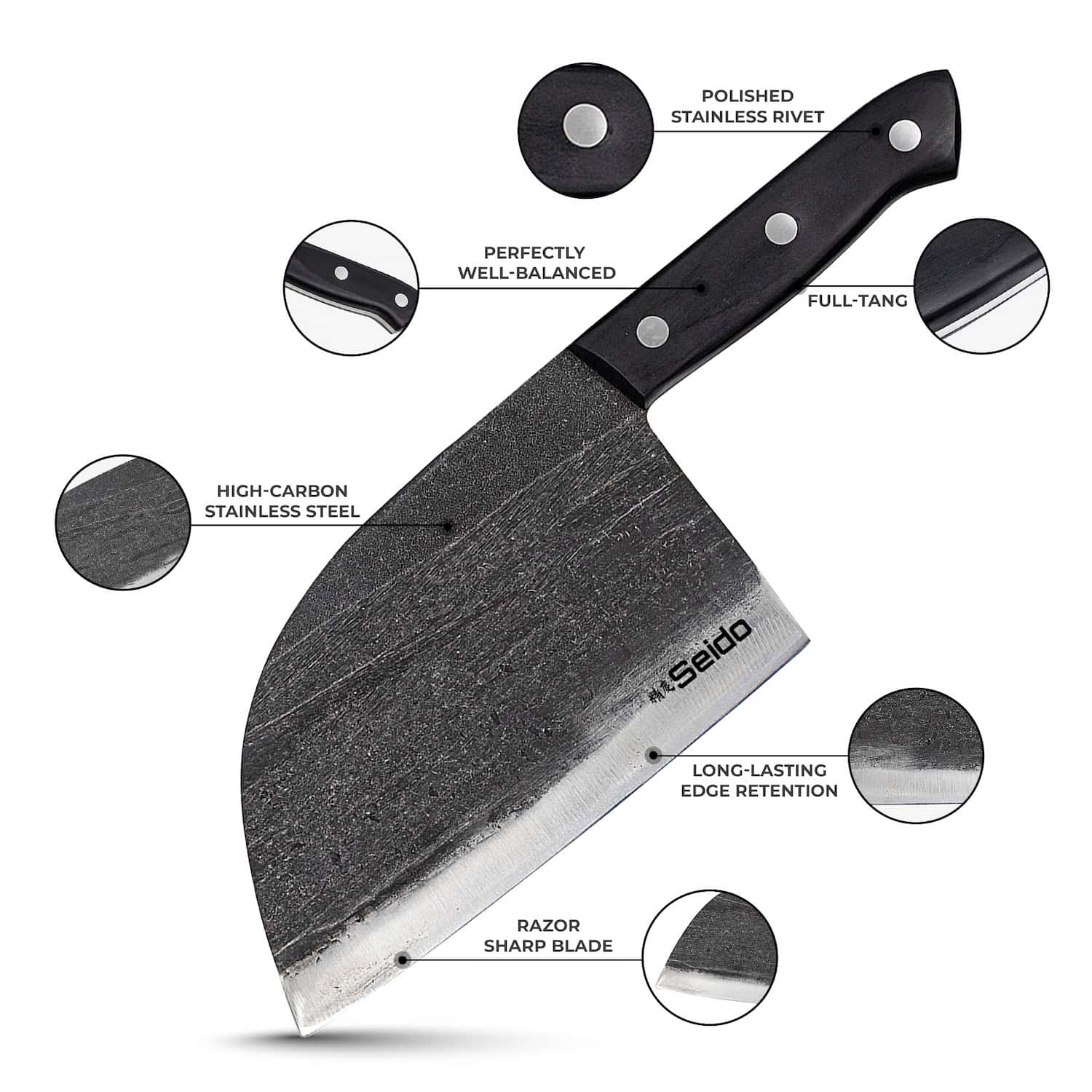Serbian Cleaver Knife