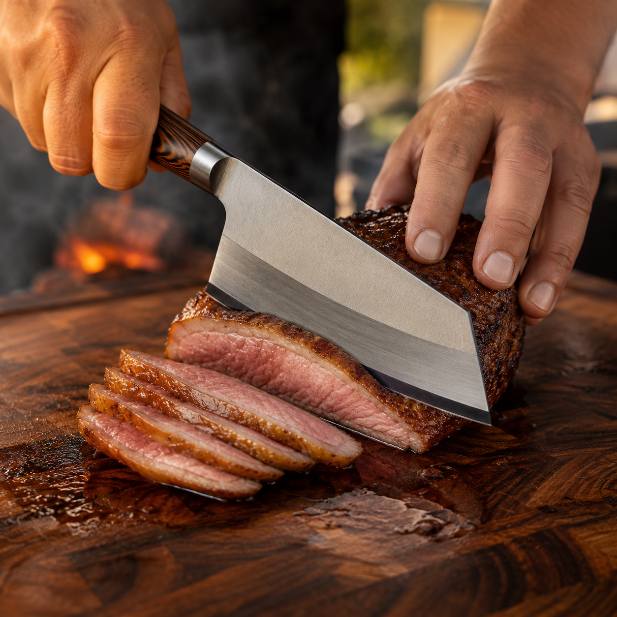 Smokehouse 7" Meat Cleaver