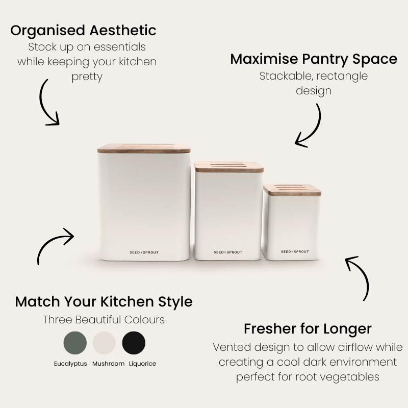 Vegetable Storage Containers | Eucalyptus