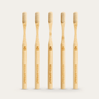 Bamboo Toothbrushes - Pack of 5