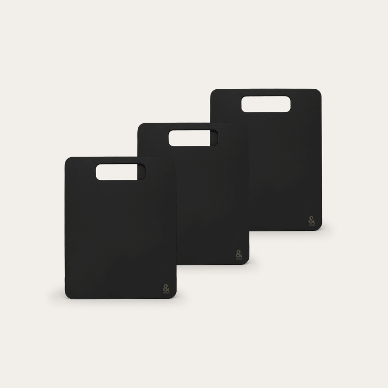 Wood Fibre Chopping Board Multibuy | Liquorice