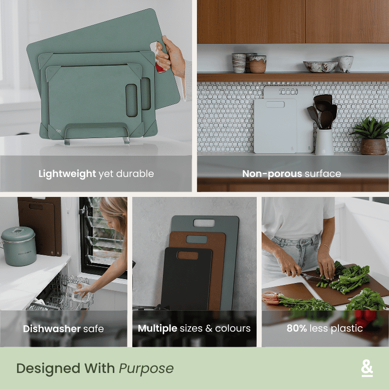 Wood Fibre Chopping Board Multibuy | Nutmeg