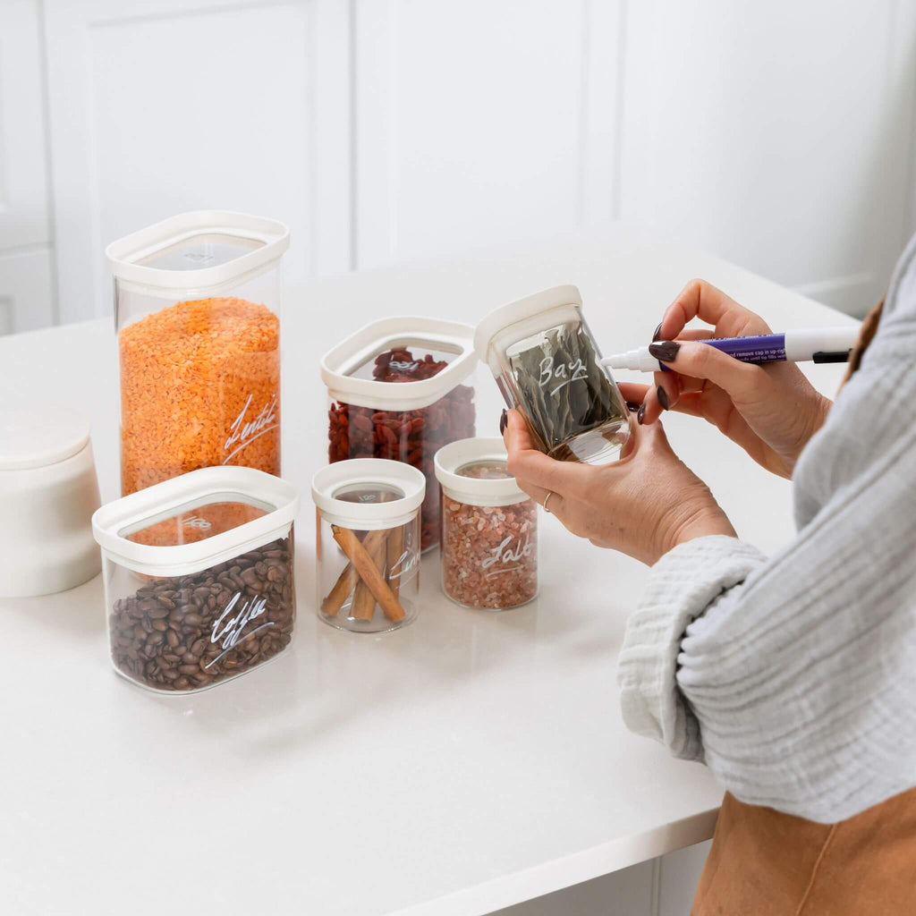 Belongil Glass Spice Jars Multibuy