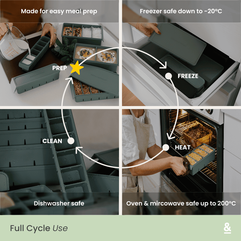 6 Portion Silicone Freezer Tray | 50ml