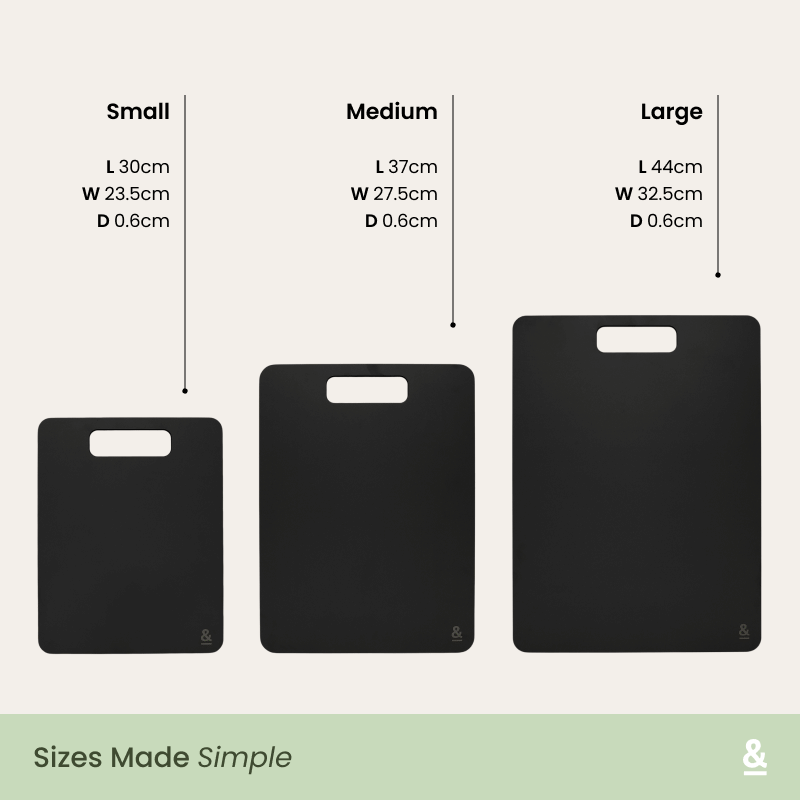 Wood Fibre Chopping Board Multibuy | Liquorice