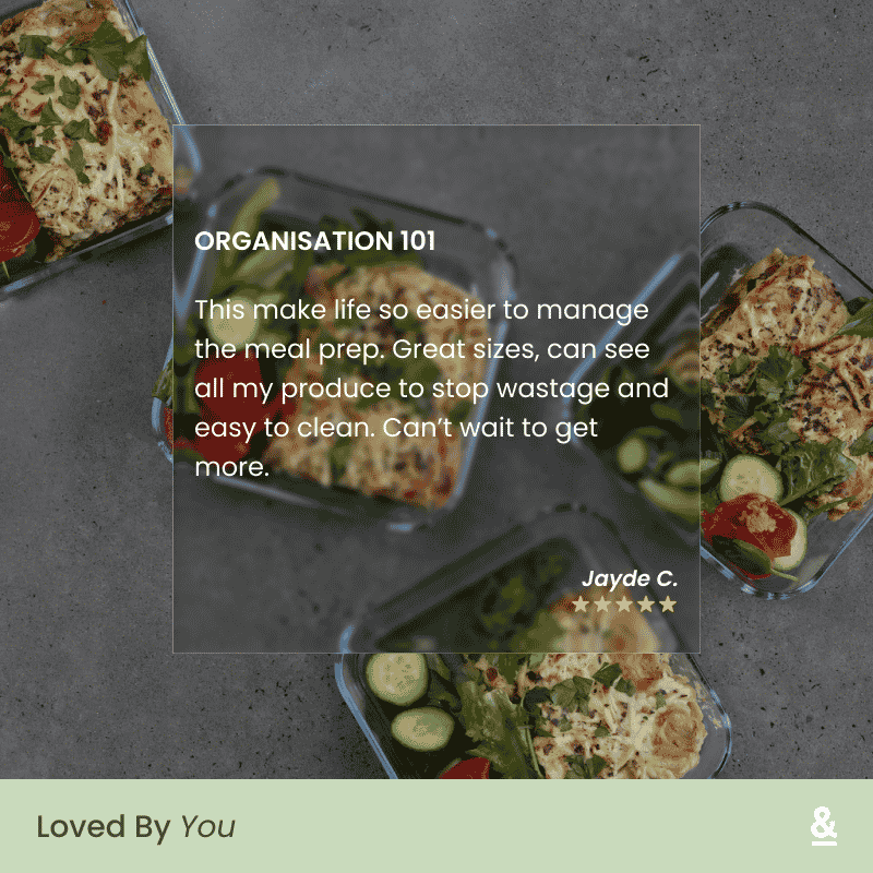 Glass Food Containers | Rectangle Mixed 3pk