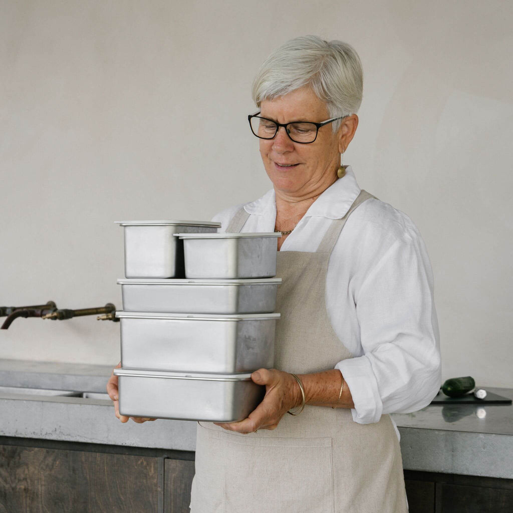 Rectangle Stainless Steel and Glass Containers | 2pk