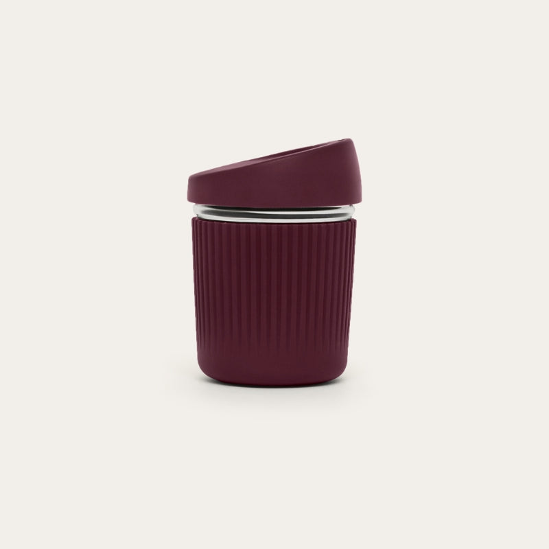 Reusable Glass Coffee Cup | 8oz