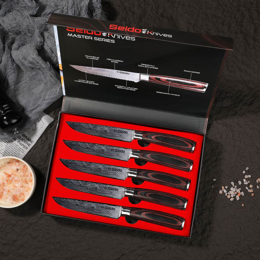 Serrated Steak Knife Set