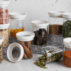 Belongil Glass Spice Jars Multibuy